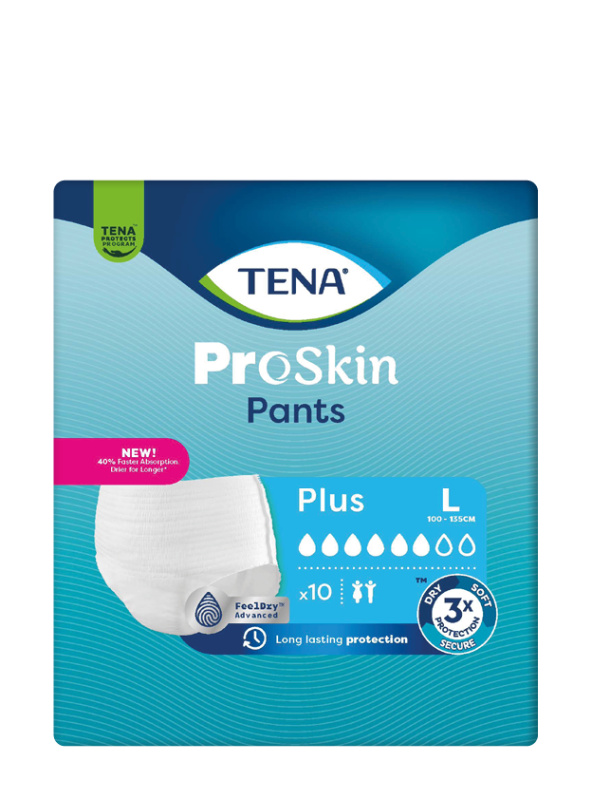 Tena Pants ProSkin Plus L inkontinenční kalhotky 10 ks