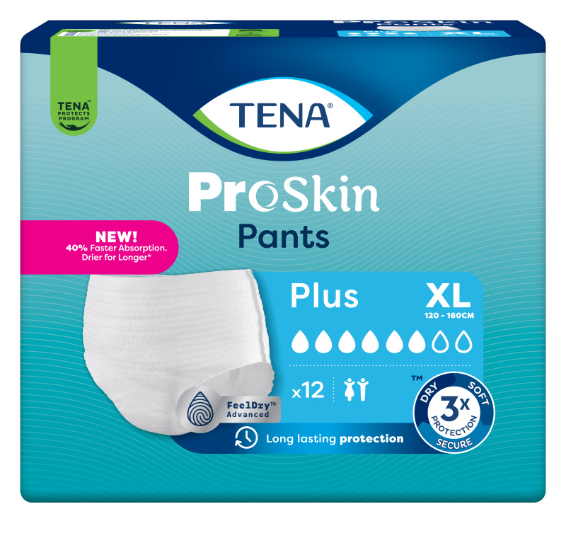 Tena Pants ProSkin Plus XL inkontinenční kalhotky 12 ks