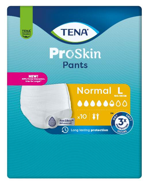 Tena Pants ProSkin Normal L inkontinenční kalhotky 10 ks