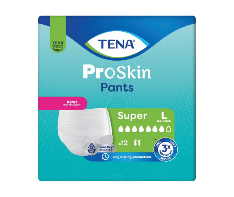 Tena Pants ProSkin Super L inkontinenční kalhotky 12 ks
