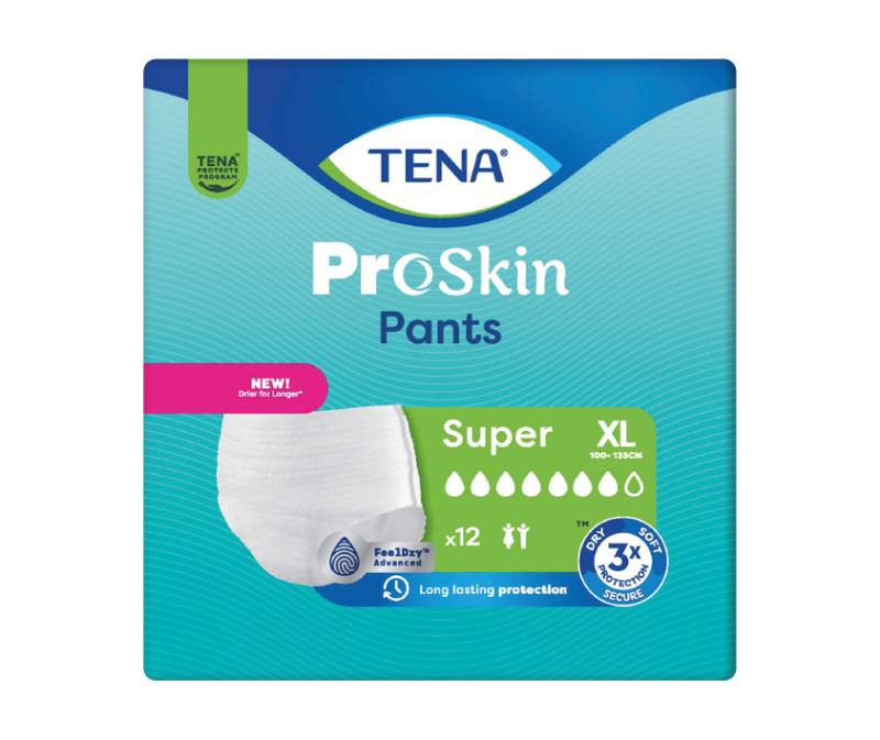 Tena Pants ProSkin Super XL inkontinenční kalhotky 12 ks
