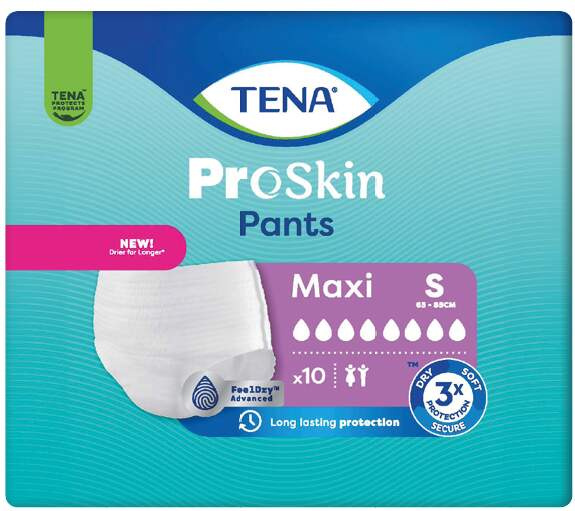 Tena Pants ProSkin Maxi S inkontinenční kalhotky 10 ks