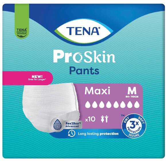 Tena Pants ProSkin Maxi M inkontinenční kalhotky 10 ks