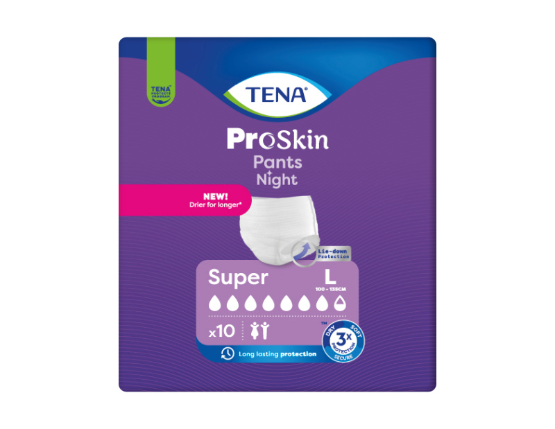 Tena Pants ProSkin Night Super L inkontinenční kalhotky 10 ks