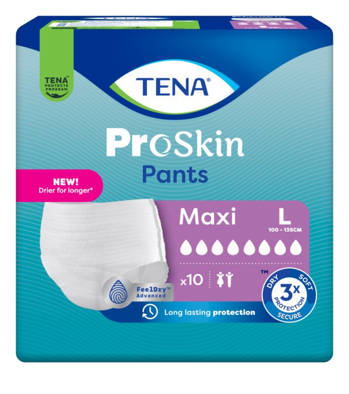 Tena Pants ProSkin Maxi L inkontinenční kalhotky 10 ks
