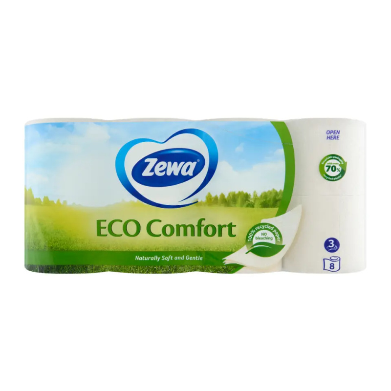 Zewa Toaletní papír Eco Comfort 3vrstvý 154,4 m