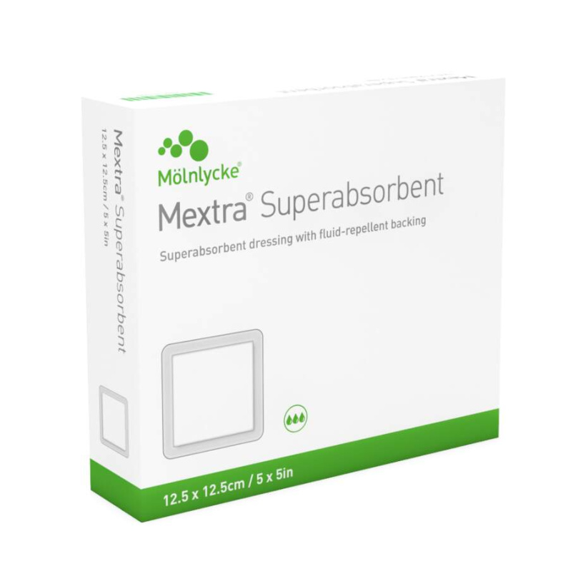 KRYTÍ MEXTRA SUPERABSORBENT 12,5X12,5CM, 10 KS