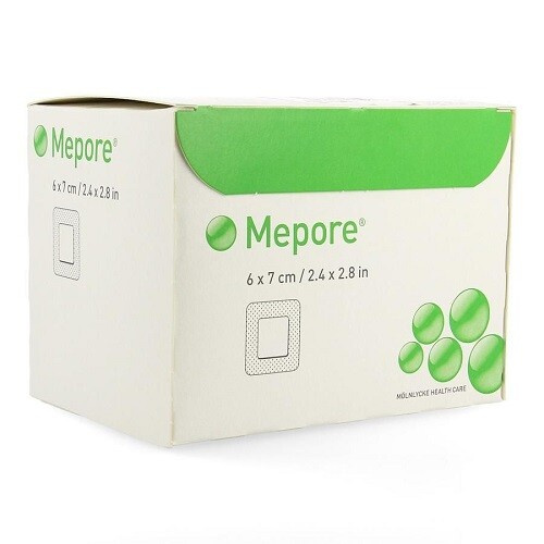 MEPORE samolepící sterilní krytí  6x7cm 60ks 670800