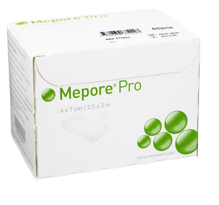 Náplast Mepore Pro 6x7cm 60ks ster.samolep.voděod.