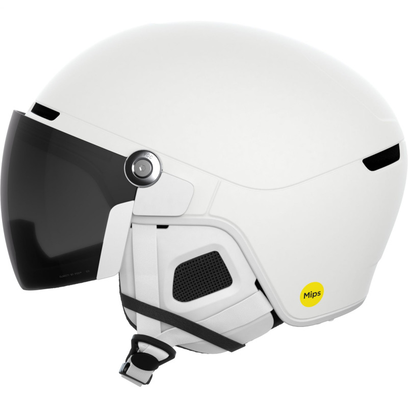 POC Obex Visor, lyžařská helma s hledím, hydrogen white