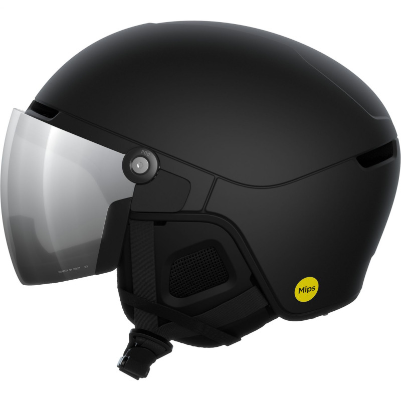 POC Obex Visor, lyžařská helma s hledím, uranium black matt