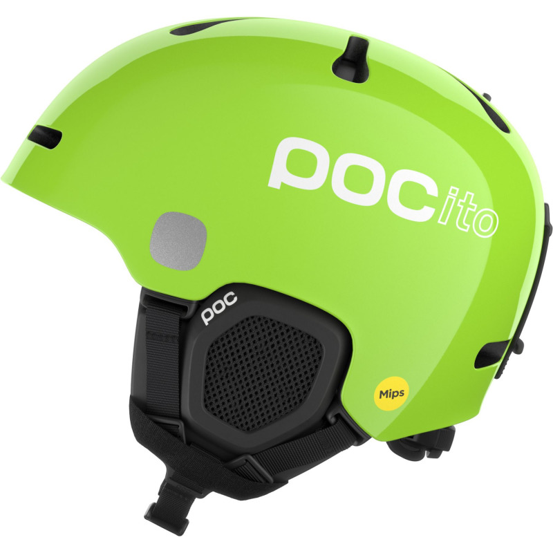 POCito Fornix MIPS, lyžařská helma, junior, fluorescent yellow/green