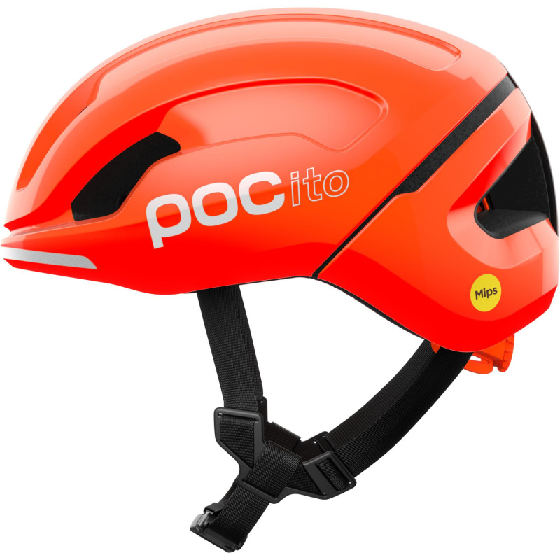 POCito Omne MIPS, cyklistická helma, junior, fluorescent orange