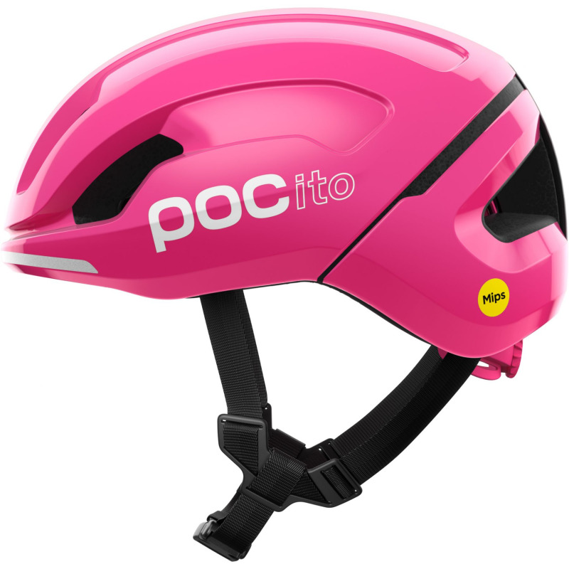 POCito Omne MIPS, cyklistická helma, junior, fluorescent pink