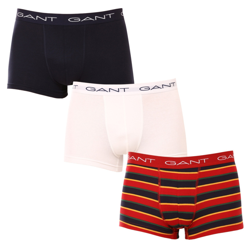 3PACK pánské boxerky Gant vícebarevné (902243013-630) M, trenky / trenýrky