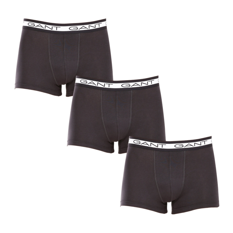 3PACK pánské boxerky Gant černé (900003053-005) XL, trenky / trenýrky
