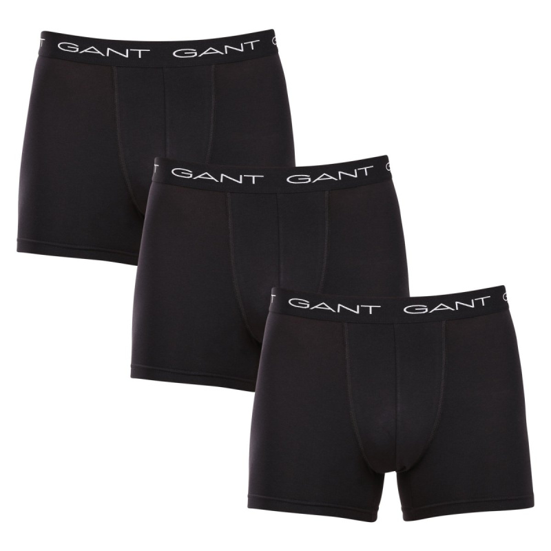3PACK pánské boxerky Gant černé (900013004-005) L, trenky / trenýrky