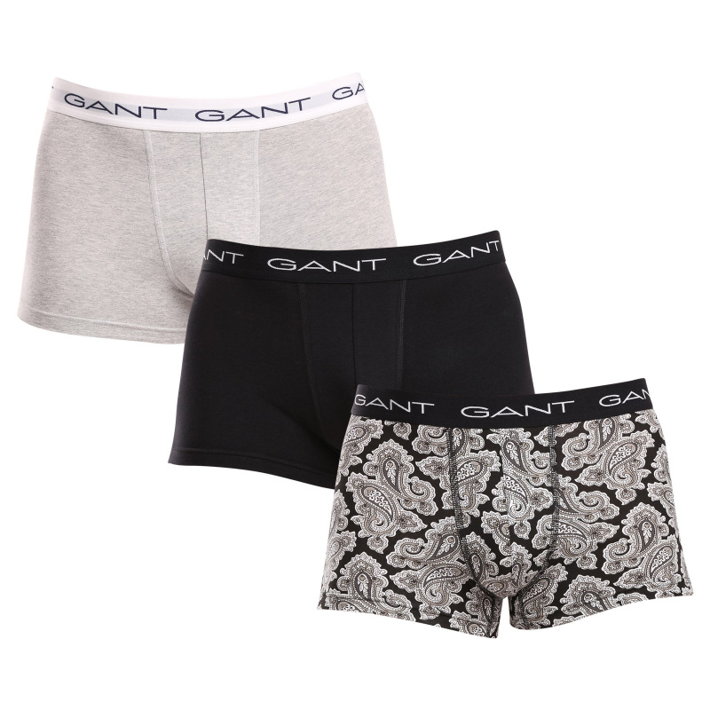 3PACK pánské boxerky Gant vícebarevné (902413033-005) XXL, trenky / trenýrky