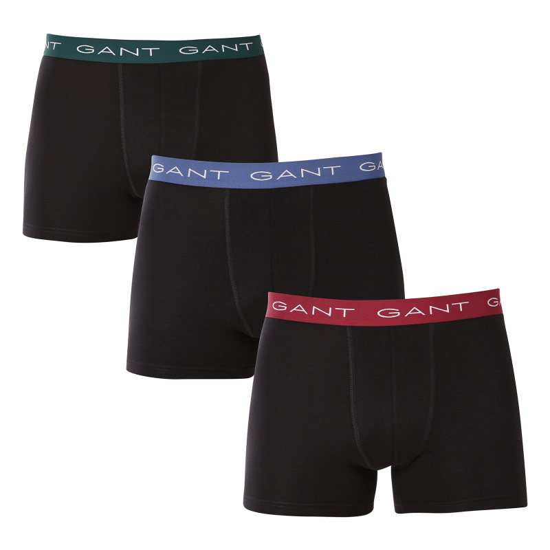 3PACK pánské boxerky Gant černé (902433004-005) L, trenky / trenýrky