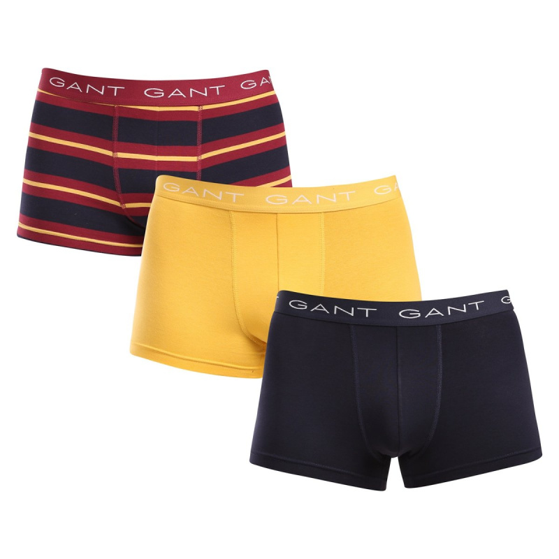 3PACK pánské boxerky Gant vícebarevné (902433043-558) L, trenky / trenýrky