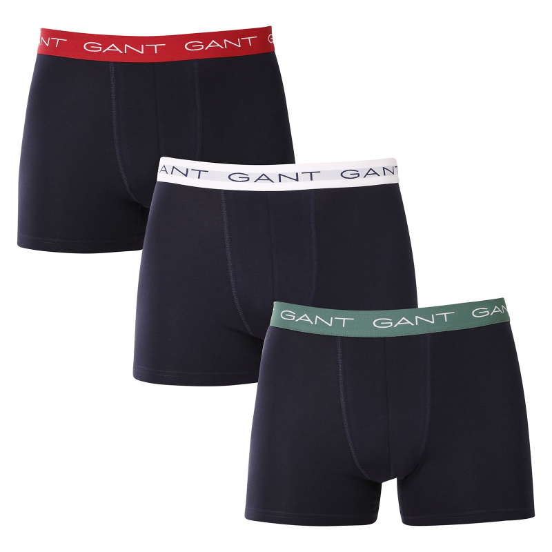 3PACK pánské boxerky Gant vícebarevné (902443004-318) M, trenky / trenýrky