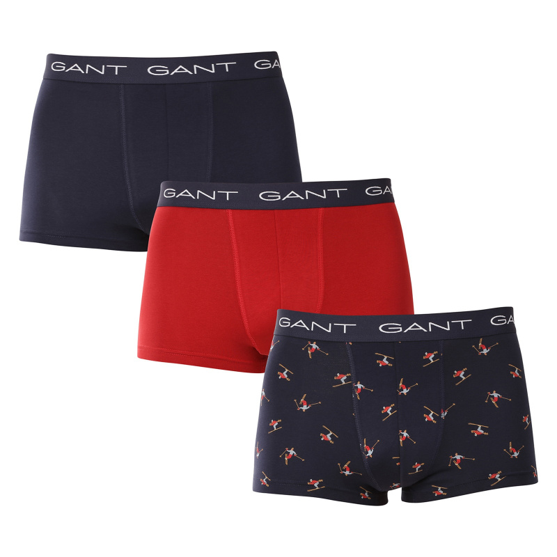 3PACK pánské boxerky Gant vícebarevné (902443023-433) XXL, trenky / trenýrky