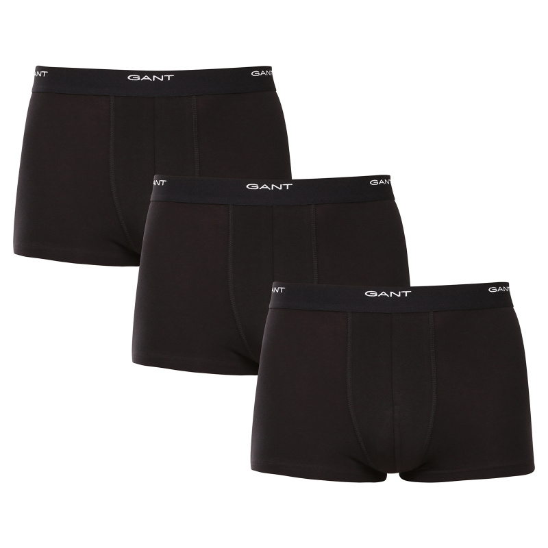 3PACK pánské boxerky Gant černé (900003333-005) L, trenky / trenýrky