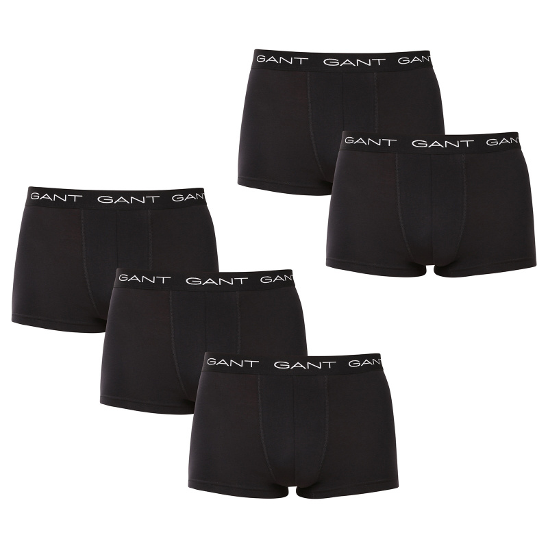 5PACK pánské boxerky Gant černé (900025003-005) XL, trenky / trenýrky
