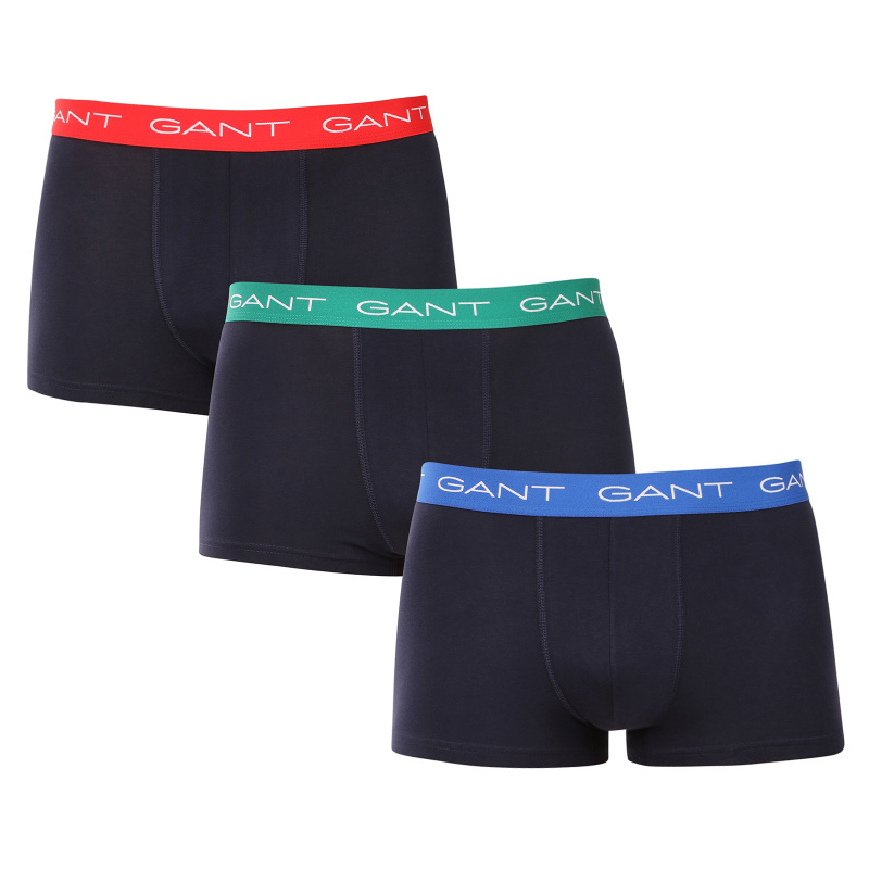3PACK pánské boxerky Gant tmavě modré (902513003-433) L, trenky / trenýrky