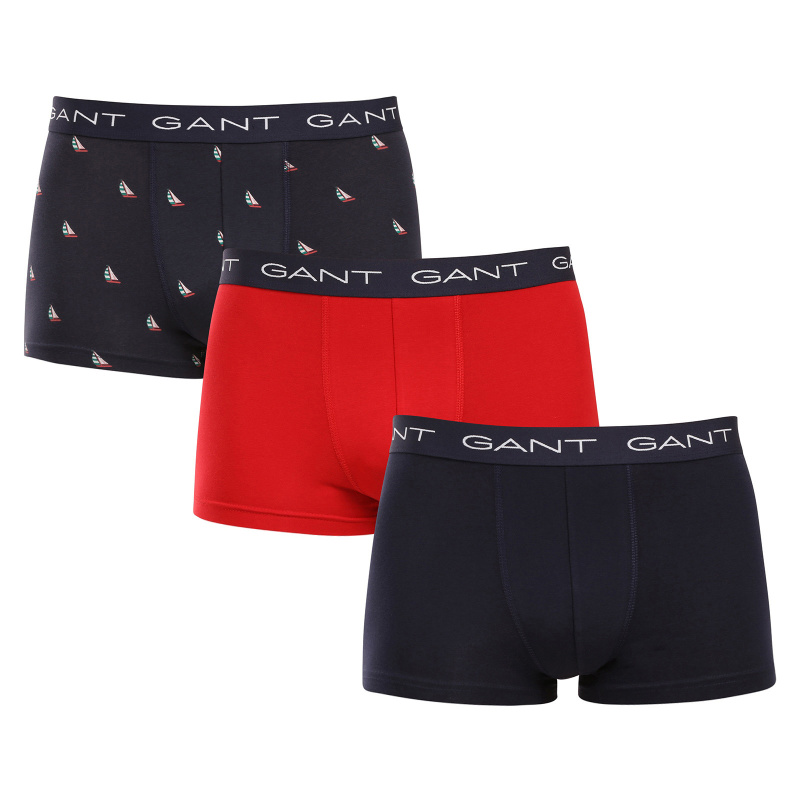3PACK pánské boxerky Gant vícebarevné (902513013-433) L, trenky / trenýrky