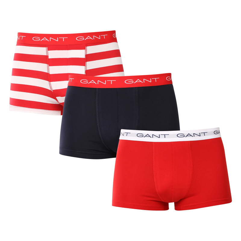3PACK pánské boxerky Gant vícebarevné (902513043-620) XL, trenky / trenýrky