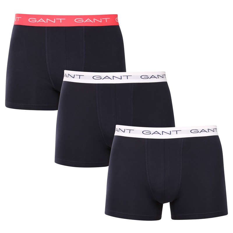 3PACK pánské boxerky Gant černé (902523004-648) 3XL, trenky / trenýrky