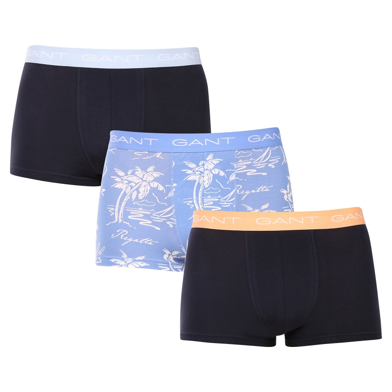 3PACK pánské boxerky Gant vícebarevné (902523023-419) XL, trenky / trenýrky