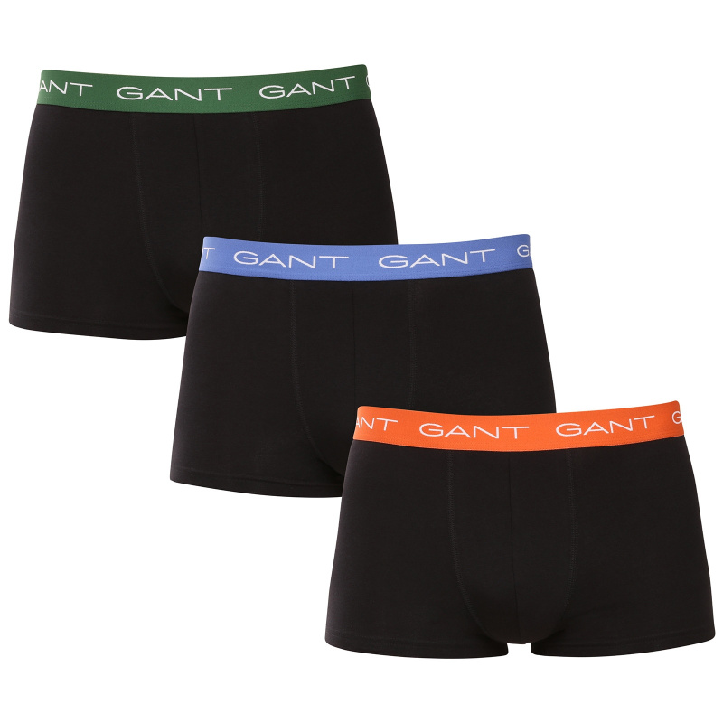 3PACK pánské boxerky Gant černé (902533003-005) 3XL, trenky / trenýrky