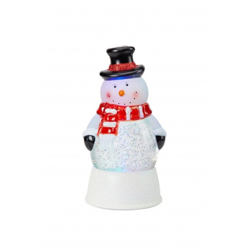 Markslöjd Dekorace sněhulák SONNY, LED, bílá, 19 x 10 x 10 cm