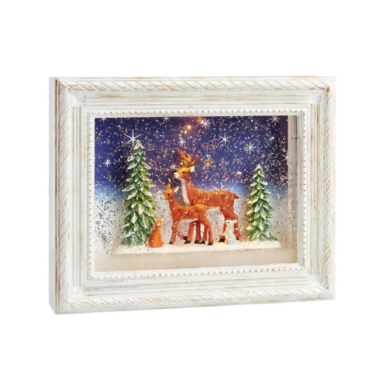 Markslöjd Vánoční LED dekorace Reinhard, 24,5 x 19,5 cm