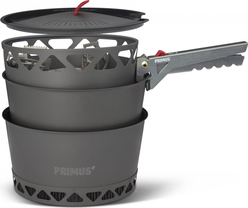 Vařič set PRIMUS PrimeTech Stove Set II 1,3L - tmavě šedá Velikost: 1,3L