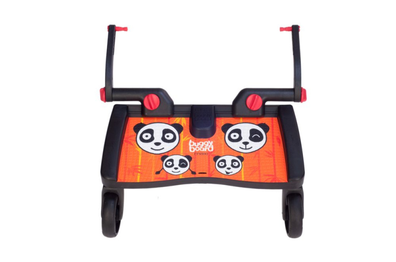 Lascal Buggy Board Maxi Panda / Monkey - závěsné stupátko - panda oranžový