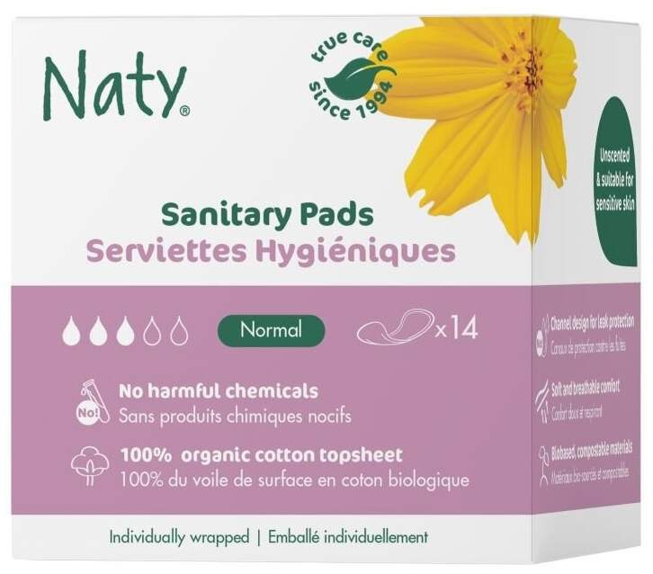 Naty Normal dámské vložky 14 ks