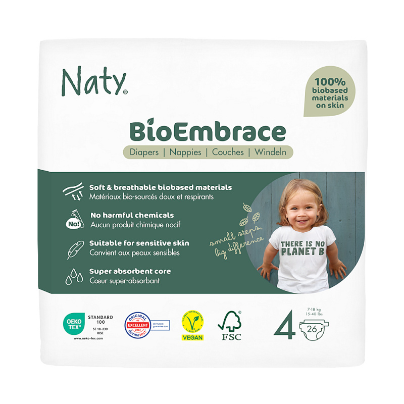 ECO BY NATY Bioembrace maxi plenky 7-18 kg 26 kusů