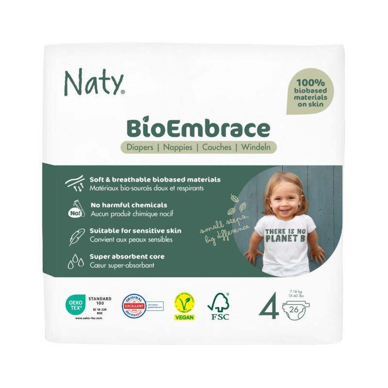 ECO BY NATY Bioembrace maxi plenky 7-18 kg 26 kusů