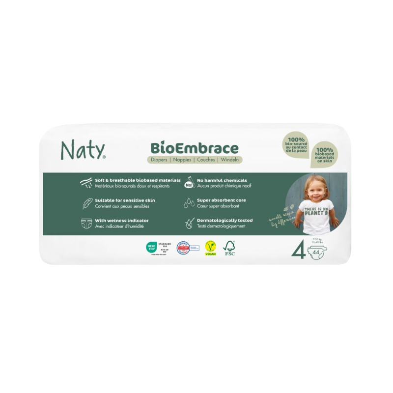 ECO BY NATY Bioembrace maxi plenky economy pack 7 - 18 kg 44 kusů