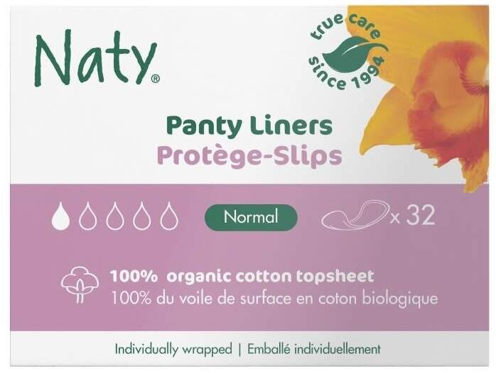 Naty Normal dámské slipové vložky 32 ks