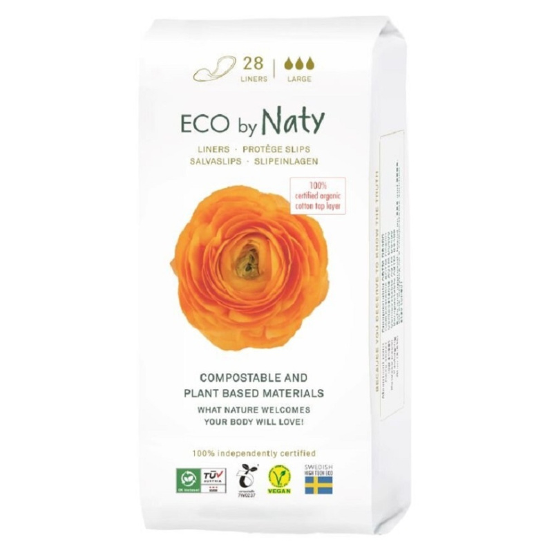 Dámské slipové vložky ECO by Naty (28 ks) - super