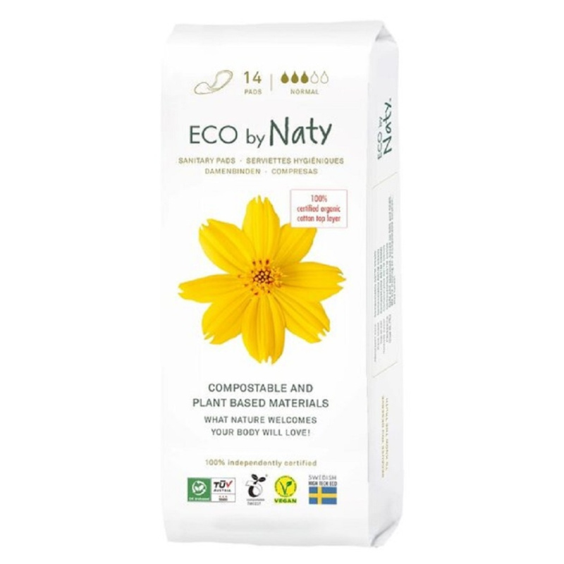 Dámské vložky ECO by Naty - normální 14ks