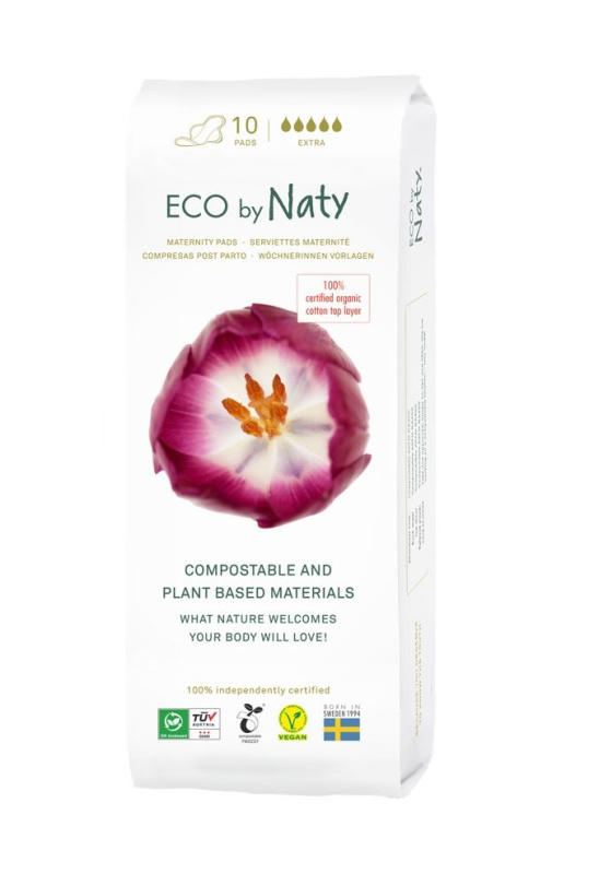 Eco by Naty Dámské mateřské vložky po porodu (10 ks)