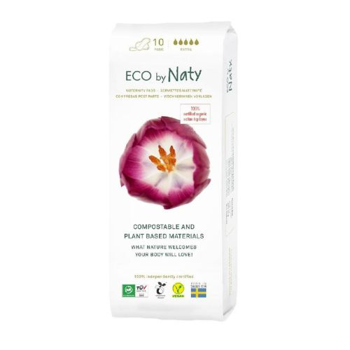 Eco by Naty Dámské mateřské vložky po porodu (10 ks)