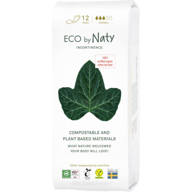 Dámské inkontinenční vložky ECO by Naty - normal (12 ks)