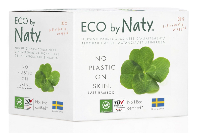 Eco by Naty ECO prsní vložky pro kojící ženy Naty (30 ks)