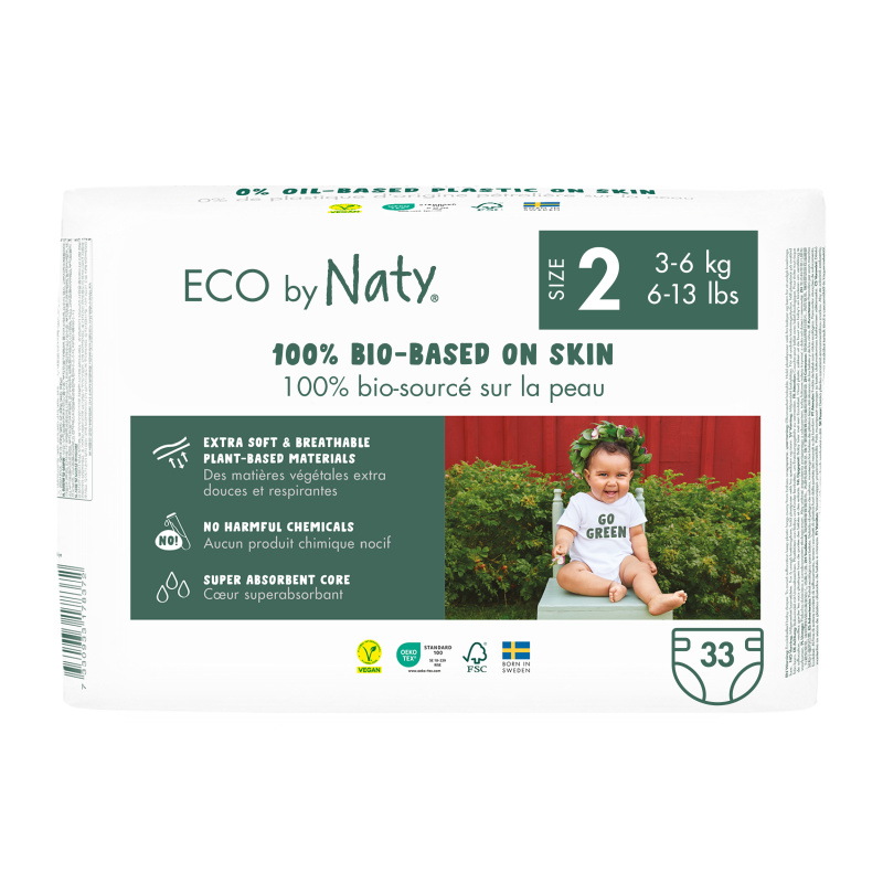 Eco by Naty Plenky Mini 3-6 kg (33 ks)
